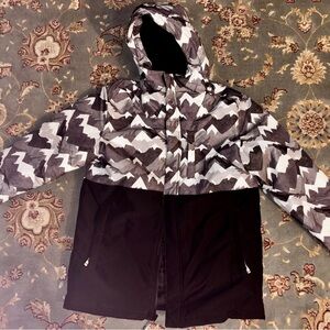 The Children's Place Black and Gray Kids Jacket